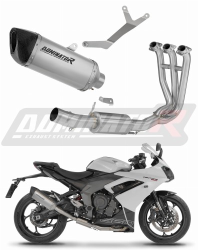 Полная система выхлопа Triumph Daytona 660 2024 - 2026 DOMINATOR HP6