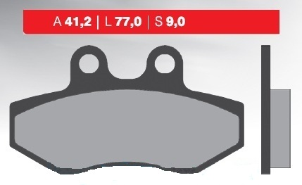 Гальмівні колодки BRENTA FT 3077 (FA393)