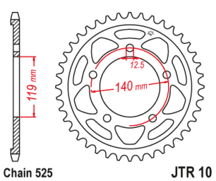 Приводная звезда JT JTR10.45