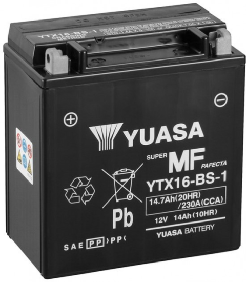 Аккумулятор YUASA YTX16-BS-1
