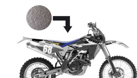 Обшивка сидения HUSQVARNA TE/TC '05-'07, CR/WR '06-'13 BLACKBIRD E1612