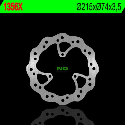 Тормозной диск NG передний PEUGEOT SPEEDFIGHT 50 '09-'14 (215X74X3,5) (3X8,5MM) NG1356X