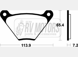 Тормозные колодки SBS 513H.HF