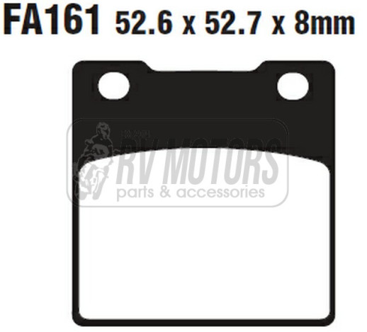 Гальмівні колодки EBC FA161V