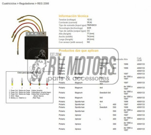 Регулятор напряжения POLARIS 300/400/500 DZE ELEKTRYKA 2300-01