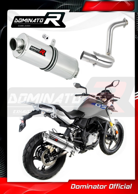 Прямоток DOMINATOR BMW G310GS 2016 - 2018 овальный