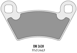 Тормозные колодки DELTA BRAKING DB2620QD-D (FA354)