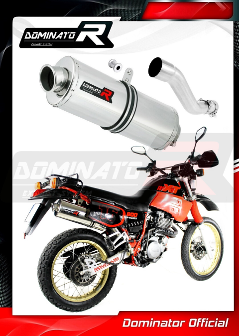Прямоток DOMINATOR YAMAHA XT 600 2KF 2NF 1987 - 1989 овальный