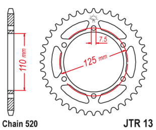 Привідна зірка JT JTR13.39