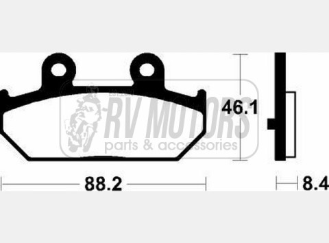 Тормозные колодки SBS 182MS