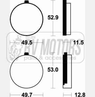 Тормозные колодки SBS 515HF