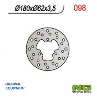 Тормозной диск NG задний PEUGEOT XP6 SM '02-'05 (180x62x3,5) NG098