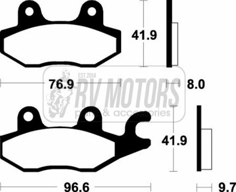 Тормозные колодки SBS 633HF