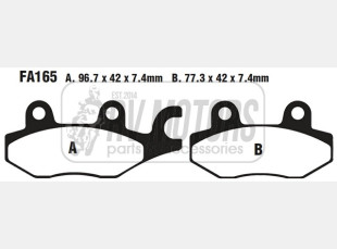 Тормозные колодки EBC FA165TT