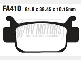 Тормозные колодки EBC FA410TT