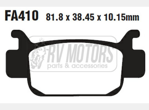 Тормозные колодки EBC FA410TT