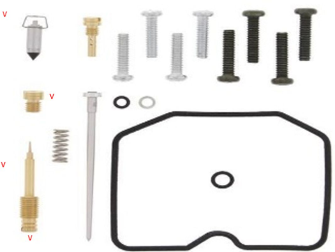 Ремкомплект карбюратора  KAWASAKI KLR 250 '87-'05 BEARING WORX CK50862 (26-1417)