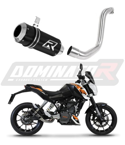 Прямоток KTM 125 Duke 2012 - 2016 DOMINATOR GP черный