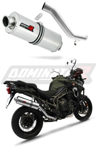 Прямоток Triumph TIGER EXPLORER 1200 XC / TIGER EXPLORER 1200 XR 2016 - 2017 DOMINATOR овальный