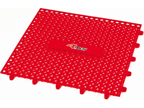 Сервисный коврик под мотоцикл 33x33см RACETECH TAPRS000008 красный