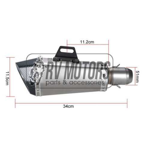 Прямоток Akrapovic Razor