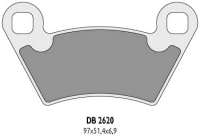 Тормозные колодки DELTA BRAKING DB2620OR-D (FA354)