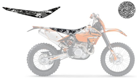 Обшивка сидіння KTM SX-SXF '01-'06, EXC '03-'07 BLACKBIRD E1507D