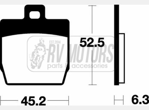 Тормозные колодки SBS 145HF