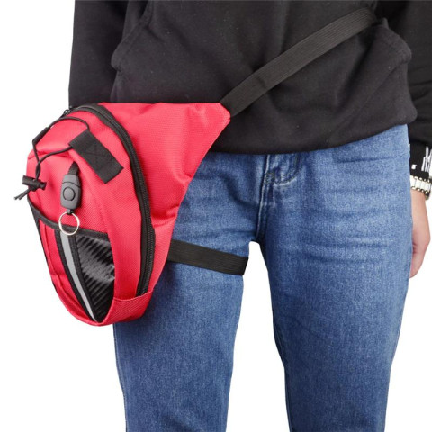 Набедренная сумка красная