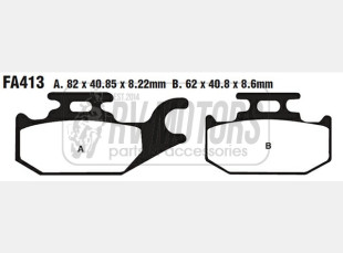 Тормозные колодки EBC FA413TT
