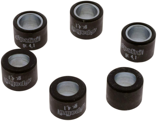 Ролики варіатора POLINI 046-90-41 15x12/4,1г 6шт білий