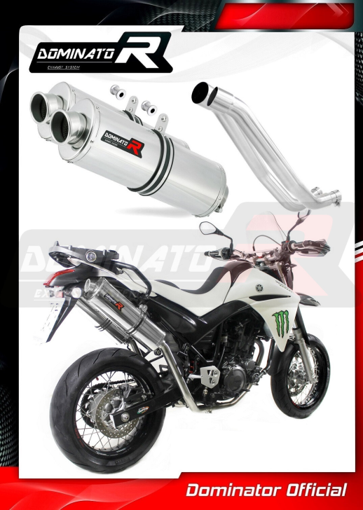 Прямоток DOMINATOR YAMAHA XT 660 X 2004-2015 овальний