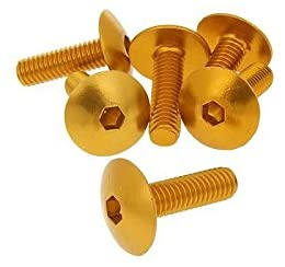 Комплект болтів Vicma M6x30 6шт TA630OR золоті