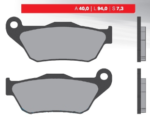 Тормозные колодки BRENTA FT 3080 (FA430)