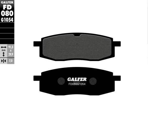 Гальмівні колодки GALFER FD080G1054 (FA105)