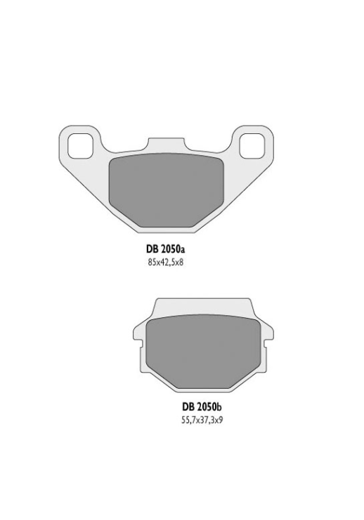 Колодки гальмові DELTA BRAKING DB2050MX-D