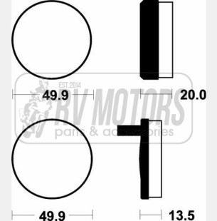 Тормозные колодки SBS 502HF