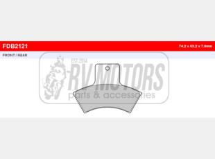 Тормозные колодки FERODO FDB2121SG