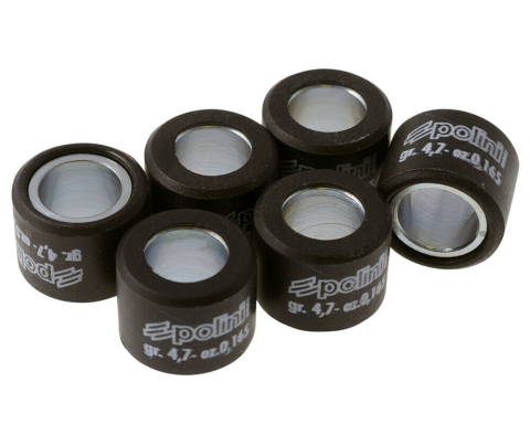 Ролики вариатора POLINI 046-90-47 15x12/4,7г 6шт золотой