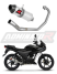 Полная система выхлопа Honda CBF 125 2009 - 2014 DOMINATOR HP3 