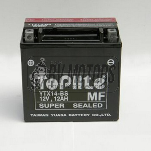 Акумулятор TOPLITE YTX14-BS
