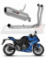 Полная система выхлопа Suzuki GSX-8S / GSX-8R 2023 - 2025 DOMINATOR S6 