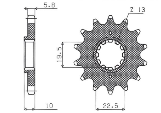 Привідна зірка SUNSTAR 32315 (JTF432.15)