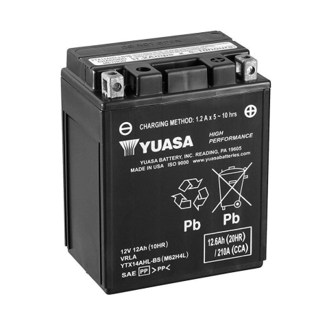 Аккумулятор YUASA YTX14AHL-BS