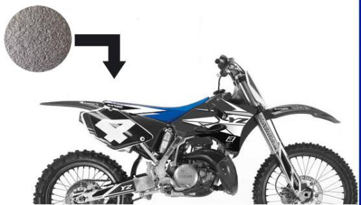 Обшивка сидіння YAMAHA YZ 125/250 '02-'12 BLACKBIRD DREAM E1224A