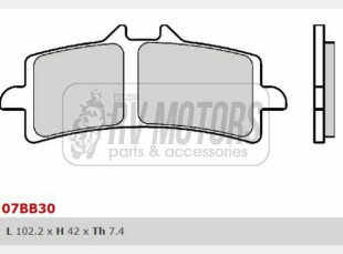 Тормозные колодки BREMBO BRM 07BB3135
