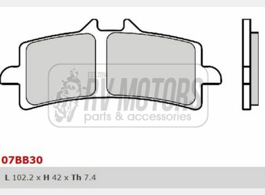 Гальмівні колодки BREMBO BRM 07BB3135