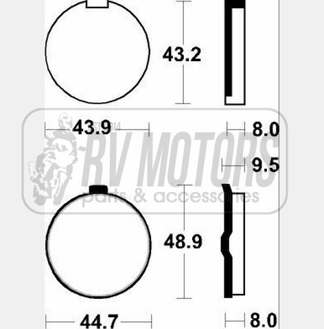 Тормозные колодки SBS 524HF