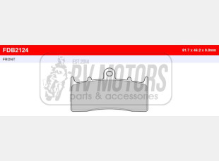 Тормозные колодки FERODO FDB2124P