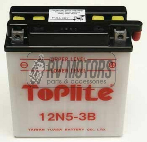 Аккумулятор TOPLITE 12N5-3B